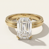 Brooklyn | Emerald Cut Diamond Engagement Ring