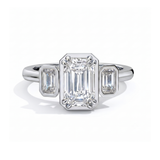 Duval  |  Emerald Cut Diamond Engagement Ring