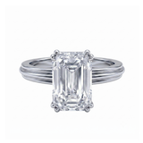 Brooklyn | Emerald Cut Diamond Engagement Ring