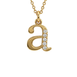 Letter Pendant | Lower Case Diamond Set