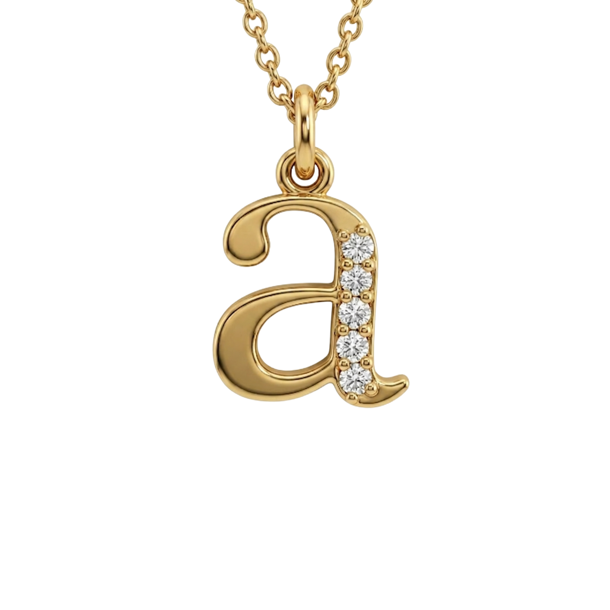 Letter Pendant | Lower Case Diamond Set