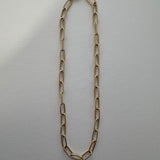 Heavy Round Paperclip Necklace