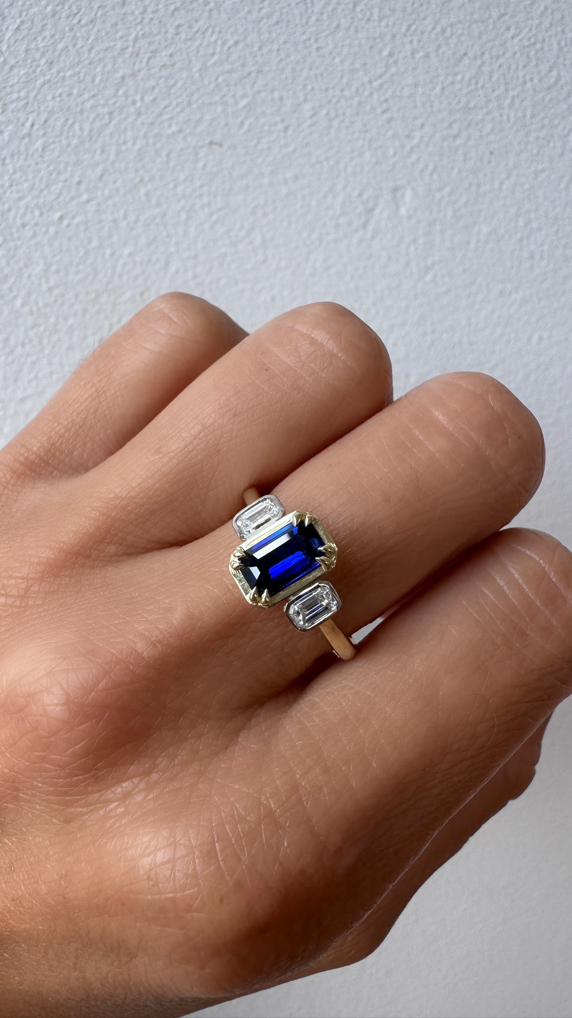 Duval sapphire engagement ring photo