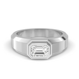 Aoraki  |  Emerald Cut Diamond Ring