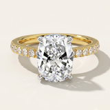 Manila|  Elongated Cushion Diamond Engagement Ring