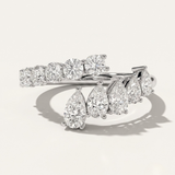 The Azores  |  Pear Diamond Wrap Ring