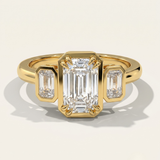 Duval  |  Emerald Cut Diamond Engagement Ring