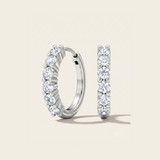 Rotoiti 18ct |  Round Huggie Earring