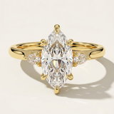 Kashan  |  Marquise Diamond Engagement Ring
