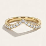 Pacific  |  Chevron Diamond Wedding Ring