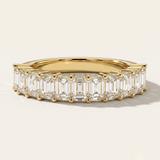 Sierra  |  Emerald Cut Diamond Wedding Ring