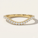 Atlantic  |  Curved Diamond Wedding Band