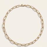 Heavy Round Paperclip Necklace