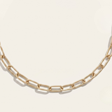 Heavy Round Paperclip Necklace