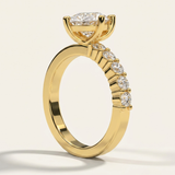 Marbella  |  Asymmetric Pear Diamond Engagement Ring
