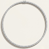 Tennis Necklace | Round Diamond