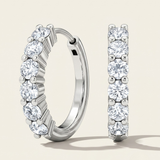Rotoiti 18ct |  Round Huggie Earring