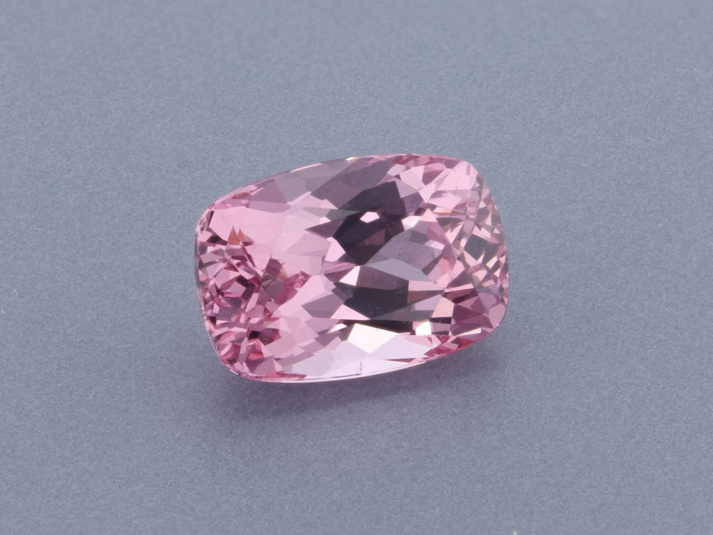 Cushion cut pale pink spinel loose